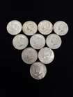 Kennedy Half Dollars Lot of (10) 40% Percent Silver 1965-1969