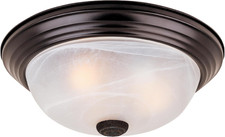 Reedley 2-Lights Flush Mount Ceiling Light, 11 Inch Lighting Fixture for Kitchen