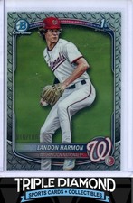 2025 Bowman Draft Chrome 1st Landon Harmon Steel Metal Refractor #010/100 E541