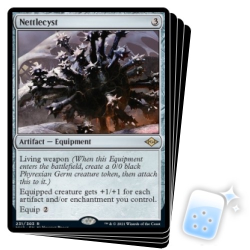 NETTLECYST X4 Modern Horizons 2 Magic MTG MINT CARD - Picture 1 of 1