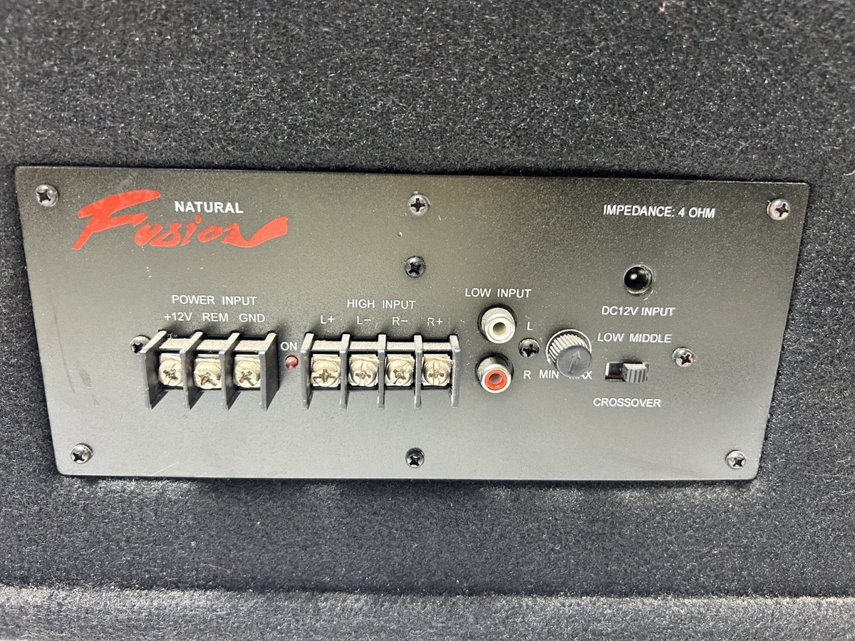 JDM FUSION SOUND DREAMING LED FSN-WX5L SUB WOOFER BOX CROSSOVER
