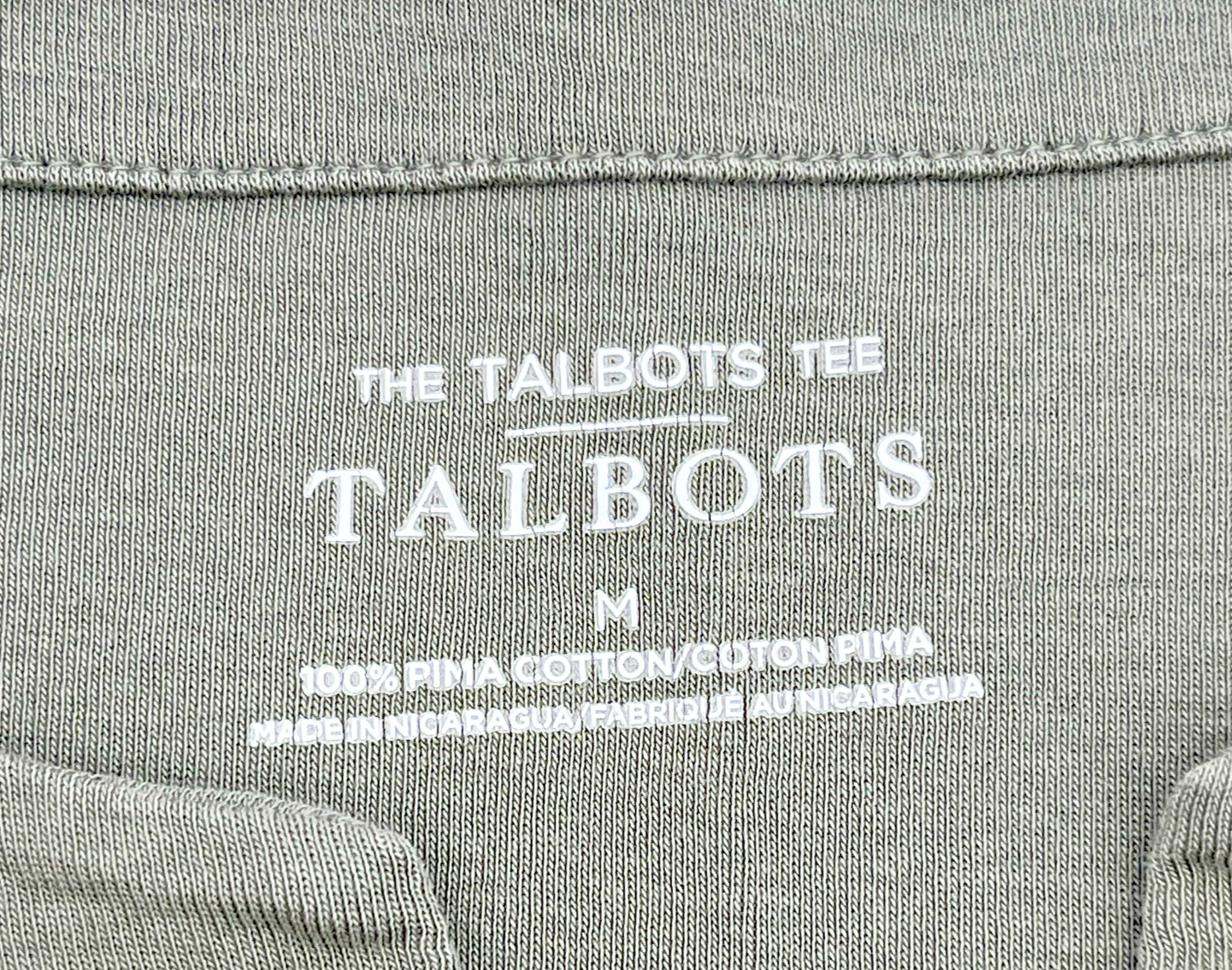 Talbots Shirt Womens Medium Solid Green Pima Cott… - image 6