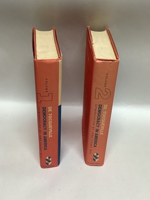 Democracy In America by Alexis de Tocqueville Vol 1, 1961, 1st ED