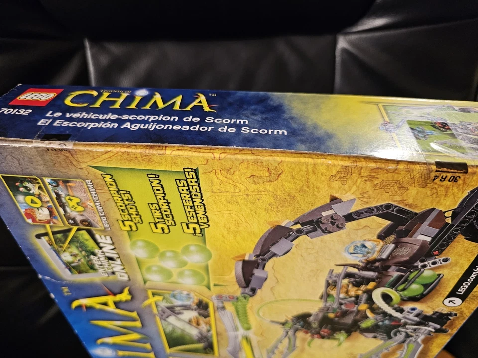 LEGO LEGENDS OF CHIMA: Scorm's Scorpion Stinger (70132) New Sealed - Image 4 of 4