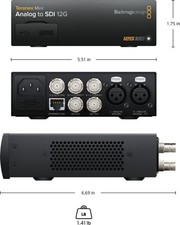 Blackmagic 2110 IP Converter 8x12G SFP