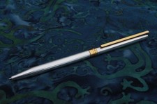 S.T. Dupont Ballpoint Pen Classic Silver/Gold plated bicolour - Stunning