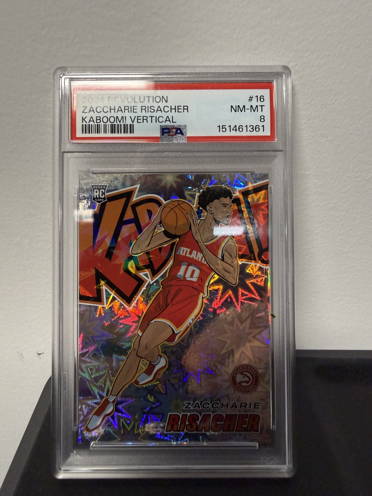 2024-25 Panini Revolution - Kaboom! Vertical Zaccharie Risacher #16 (RC)