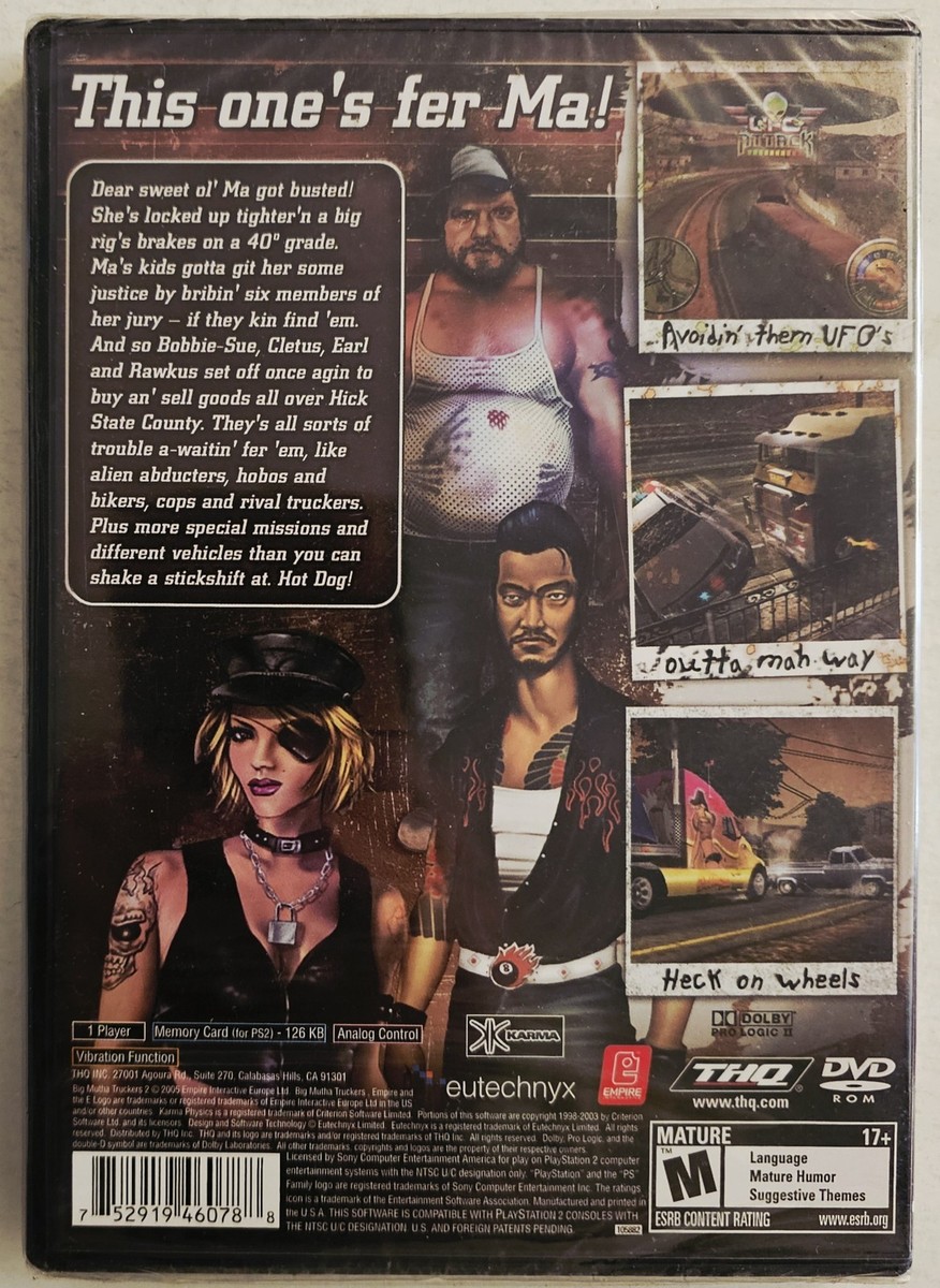Big Mutha Truckers 2 (Sony PlayStation 2, 2005) for sale online | eBay