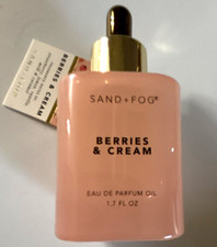SAND+FOG Berries & Cream Eau de Parfum Oil, Regular Size 1.7 fl oz
