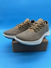 Allbirds Wool Dasher 2 Mizzle Stony Beige Knit Wool Lace Up Sneakers Women US 10