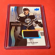 Hunter McKown .. ROOKIE MATERIALS .. Blue Jackets .. 2023-24 Upper Deck Premier