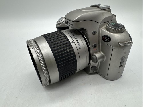 Nikon Camera N55 35MM SLR Film AF Zoom-Nikkor 28-80MM Lens Silver - Picture 2 of 12