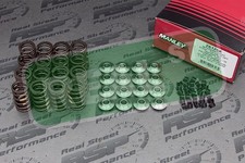 Manley 4g63 1g 2g Dsm Evo Valve Single Springs Titanium Retainers W Locks Kit