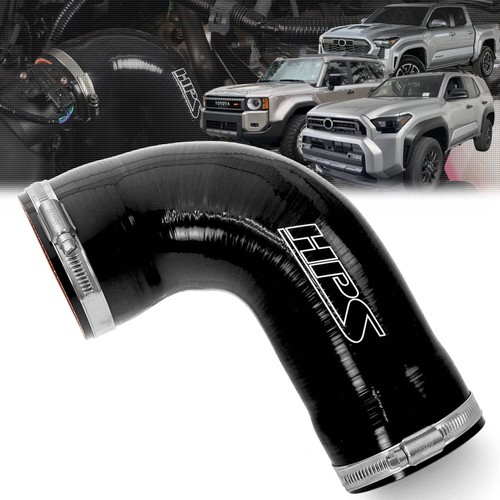HPS Black Post MAF Air Intake Hose For 25+ 4Runner/24+ Land Cruiser/Tacoma 2.4T - Picture 1 of 10