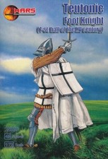 MARS 1:72 SET 72057 MEDIEVAL TEUTONIC FOOT KNIGHT EARLY XV CENTURY- GRAY