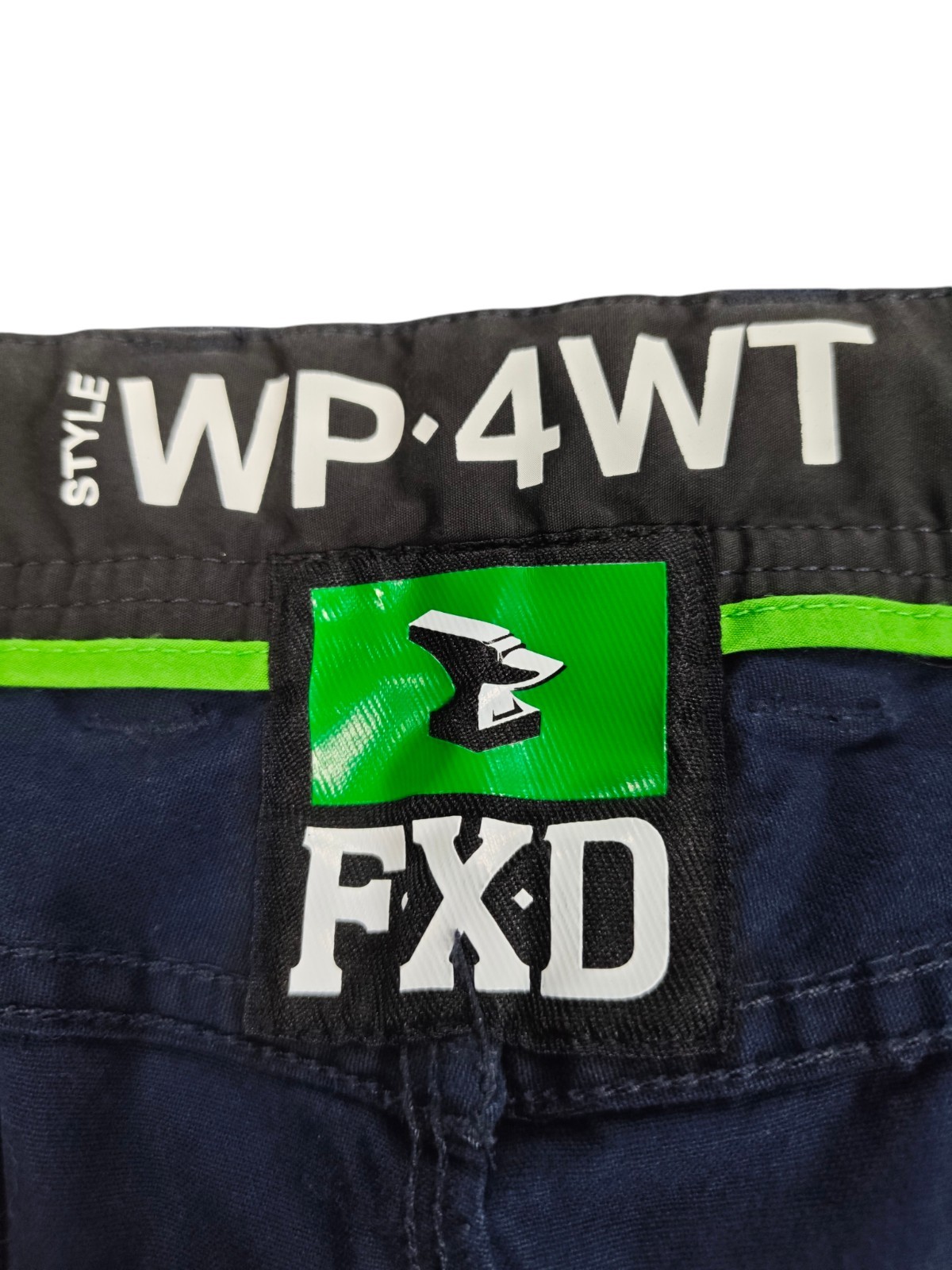 FXD WP-4WT Jogger Pants Women's Size 16 Blue Reflective Tradie Work image 7