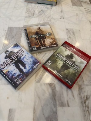 PS3 Call of Duty Bundle 3 Game Lot Modern Warfare Sony PlayStation 3