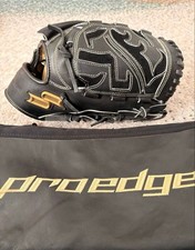 SSK Pro Edge Hardball  Pitcher Glove Black Gold Used Right-Hand