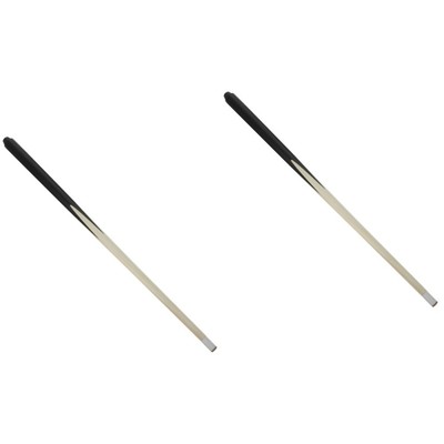 2 Pieces Wooden Stick Players Cue Mini Billiard Sticks Kids Pool Queue Cues for