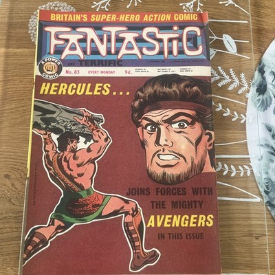 Fantastic Issue No. 83 (1968) Vintage Power Comic Weekly, Rare Marvel US reprint