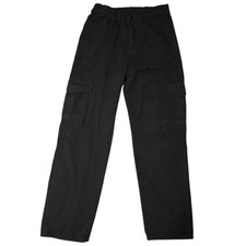 Y2K Utility Black Cargo Pants Women's Medium Streetwear Baggy Skater Grunge
