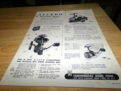 ALCEDO SPINNING REEL MANUAL