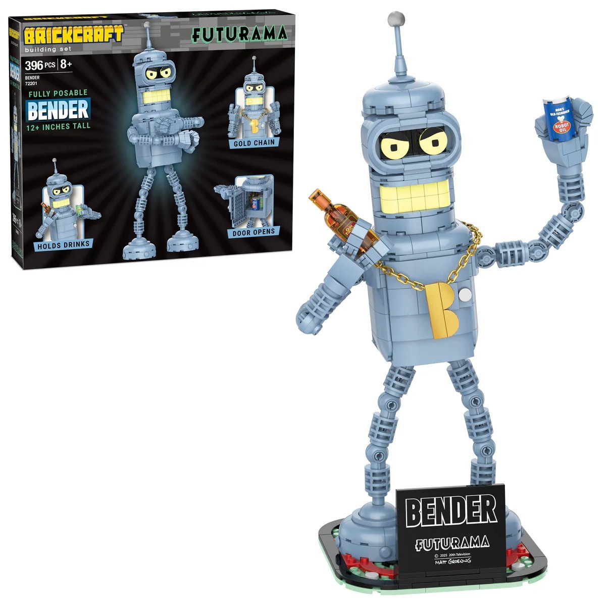 Brickcraft Futurama Bender Building Block Set #72201 | eBay