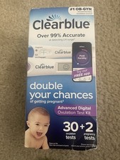 Clearblue Digital Ovulation Test Kit, 30 Count 2 pregnancy tests exp: 12/2026