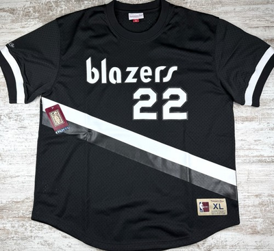 #ad Mitchell amp; Ness Portland Trail Blazers Clyde Drexler Jersey Men’s XL NWT NBA $50.00