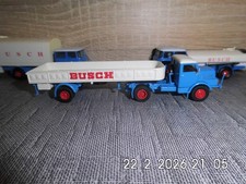 DDR M 1:87 Zirkus  Busch ein S4000 -1 Sattelzugmaschine mit Pritschenaufleger