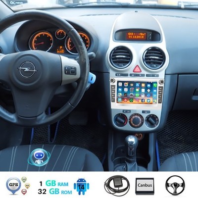 Für Opel Zafira B Corsa C D Astra G H Meriva Android13 Autoradio Carplay GPS Nav
