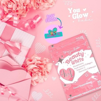 beauty&u collagen glutathione review You Glow Babe BEAUTY WHITE Glutathione Collagen Slimming Capsules (x2 Pouches)