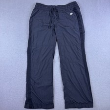Nike Sportswear Women's Athletic Pant Charcoal Grey Size XL Straight Leg Y2K