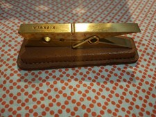 molletta fermacarte in ottone vinyage - Viansin