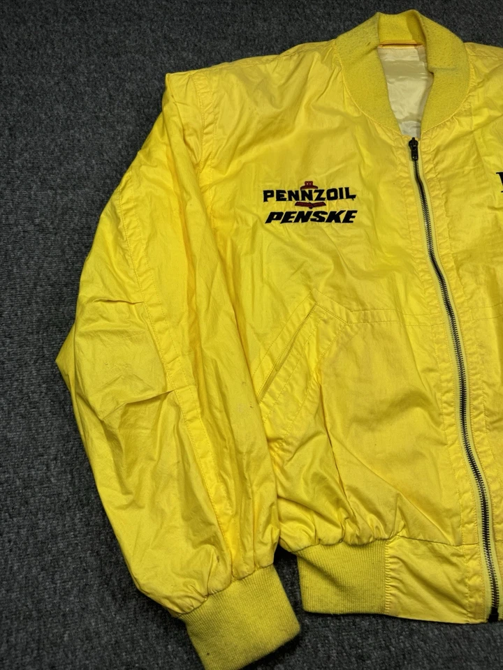 Chaqueta Hugo Boss Para Hombre Talla 36 Amarilla Penske Penzoil Racing Años 80 Dean Tait Foto 2 de 4