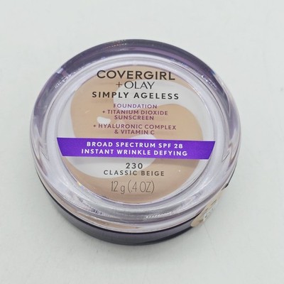 Covergirl + Olay Simply Ageless Foundation Sealed 230 - Classic Beige Exp: 3/27