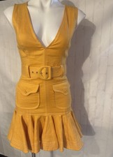 ZIMMERMANN Super Eight Safari Flounced-Hem Linen-Poplin Dress