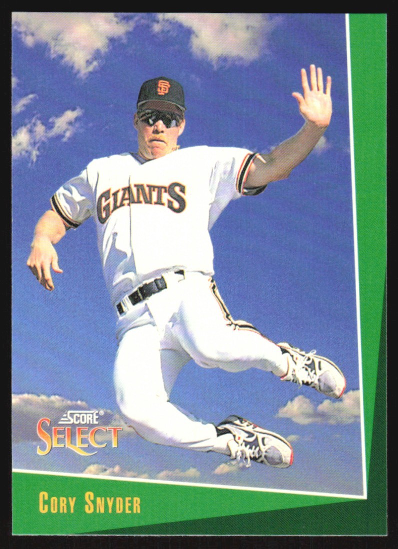 1993 Select Cory Snyder #71 San Francisco Giants
