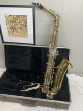 Vintage Buescher 70s Aristocrat Alto Saxophone Made In USA VTG