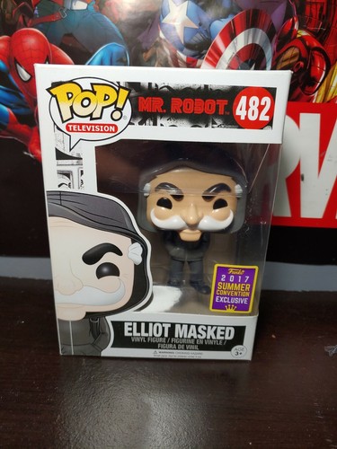 Funko pop Mr. Robot Elliot Masked summer convention Exclusive no