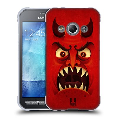 HEAD CASE DESIGNS DEVILISH FACES SOFT GEL CASE FOR SAMSUNG PHONES 4