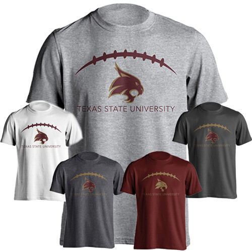 Sport Your Gear Texas State Bobcats Dad Logo Father Parent Tee – Unisex Short Sleeve T-Shirt