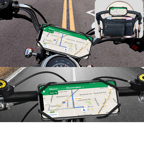 New Universal Motorcycle Bike Bicycle GPS Cell Phone Holder Handlebar Mount - Picture 6 of 6