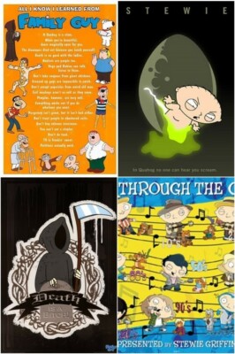FAMILY GUY - FOX TV Series by Seth MacFarlane ~ Set of FOUR Large Size Posters ~