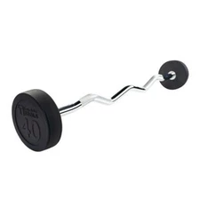 40 lb. Fixed Weight EZ Curl Barbell - Body-Solid SBZ40