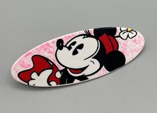 Vintage 1980 s Minnie Mouse Disney Hair Clip Barrette Hair Accessory Pink Red