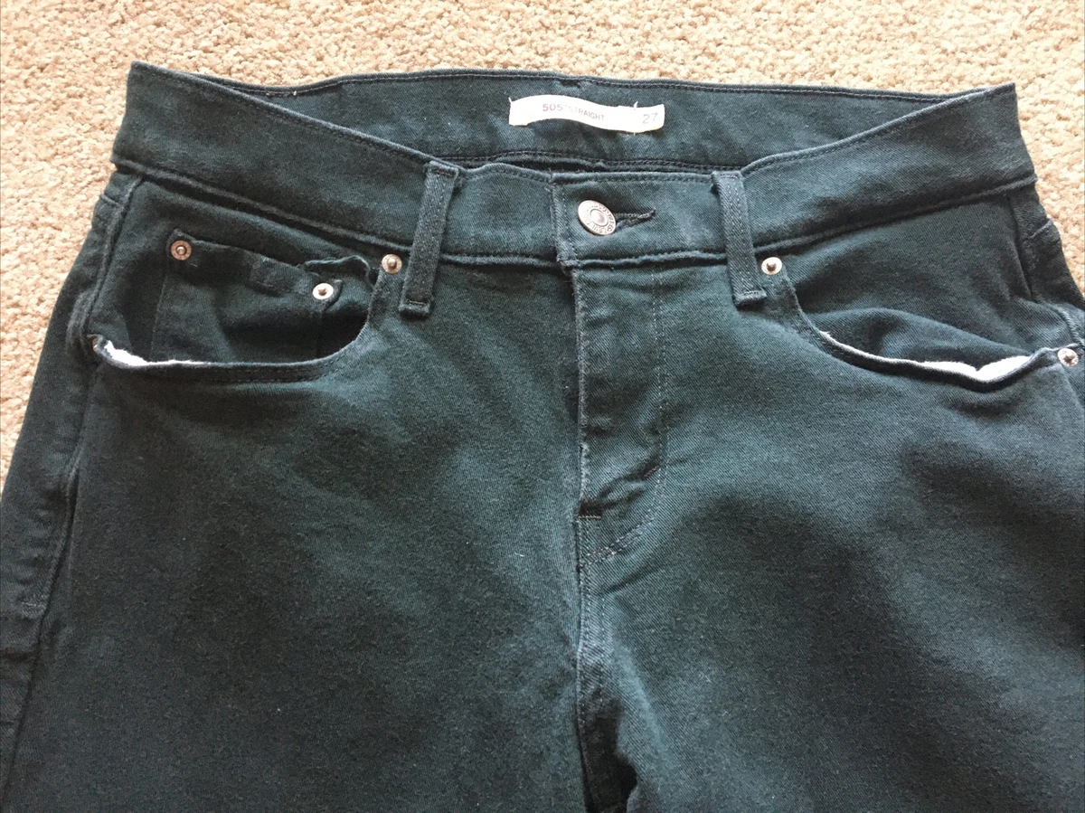 Levis 505 womens white jeans 2025