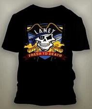 Mens Skull Sneaker Tee Shirt Complements Jordan 14 Low Laney Graphic Pirate T