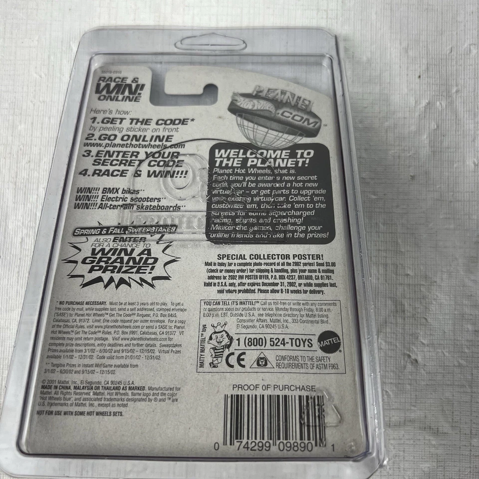 Hot Wheels Fright Bike 2002-133, Red - Image 4 of 4