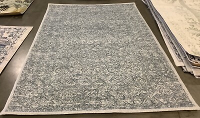 BLUE / GREY 5'-0'' x 8'-0'' Broken Thread Rug, Reduced Price 1172674791 MRQ201M-5